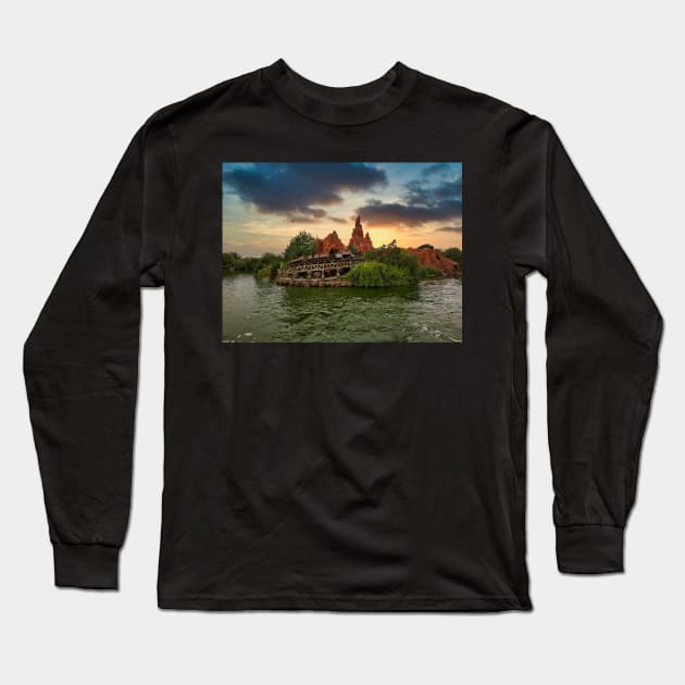 Big thunder mountain Long Sleeve T-Shirt by kiwimick